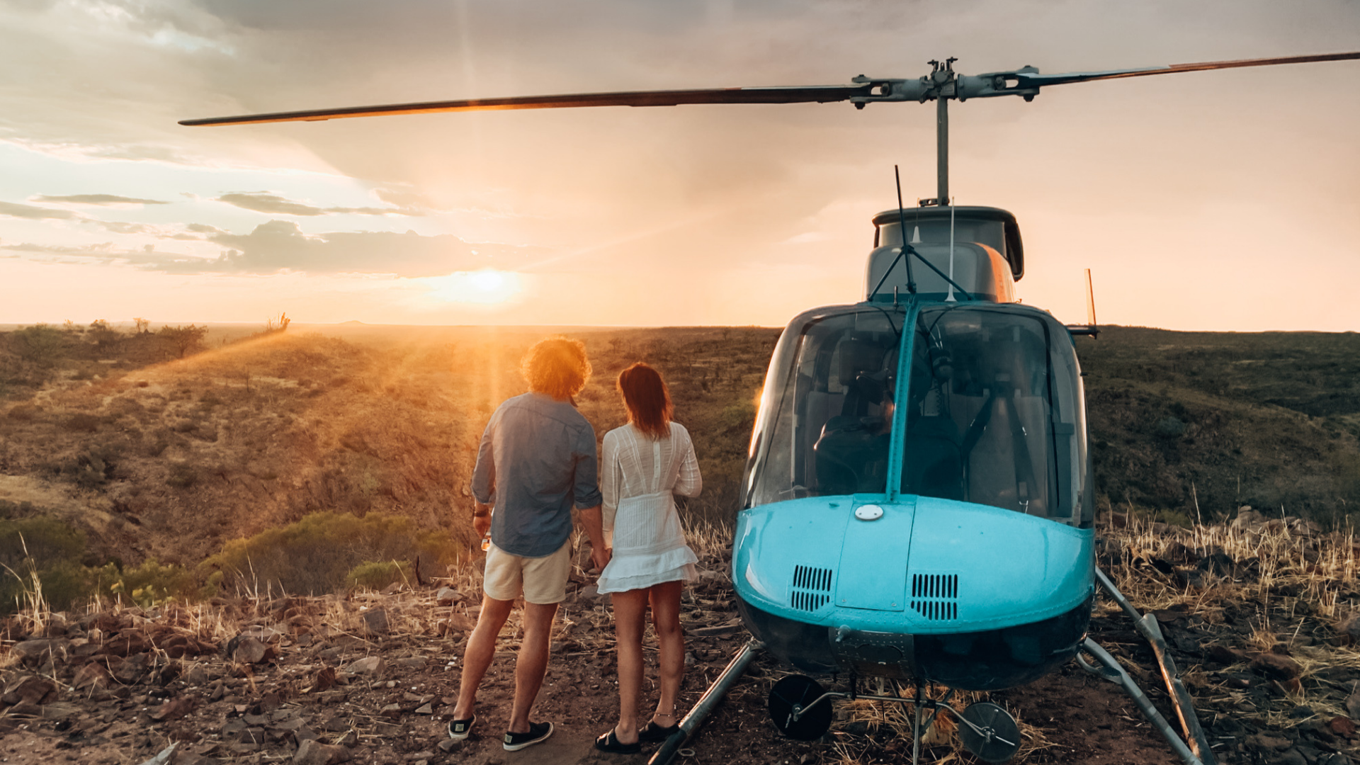 Katherine Gorge sunset helicopter experience