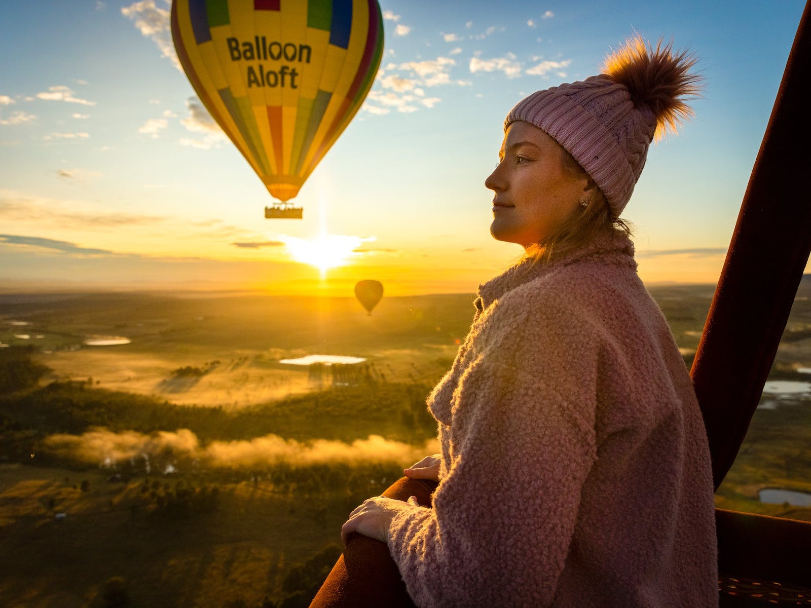 Hot air balloon clearance hunter valley